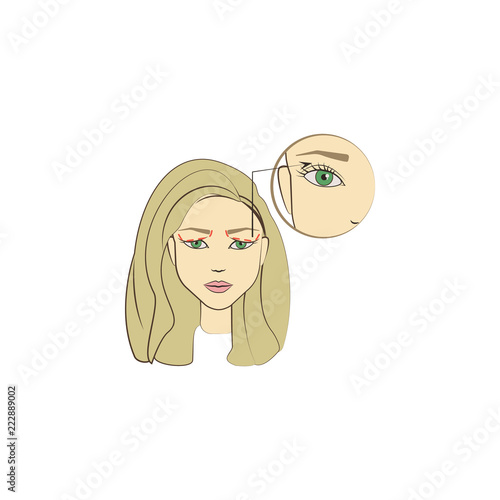 enlarge eye operation colored icon. Element of beauty and anti aging icon for mobile concept and web apps. Color enlarge eye operation icon can be used for web and mobile