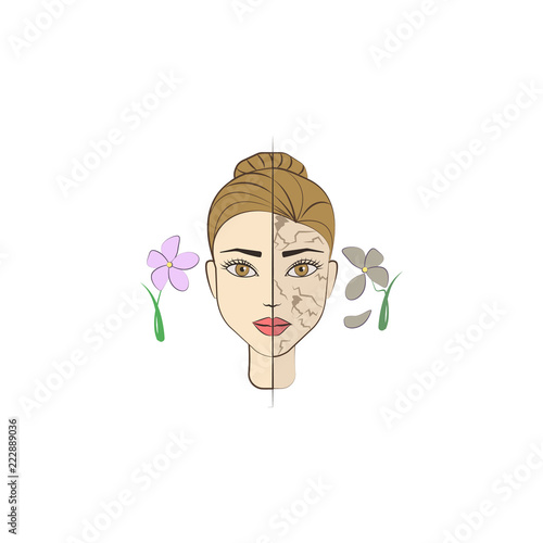 facial drying colored icon. Element of beauty and anti aging icon for mobile concept and web apps. Color facial drying icon can be used for web and mobile