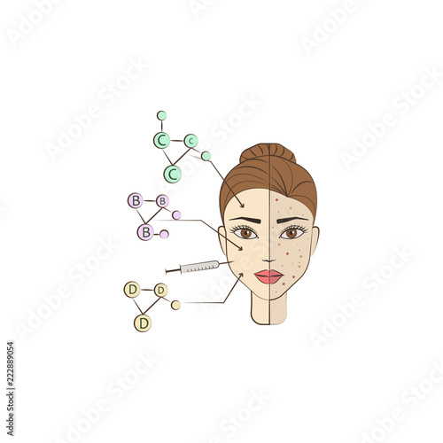 facial remediation colored icon. Element of beauty and anti aging icon for mobile concept and web apps. Color facial remediation icon can be used for web and mobile
