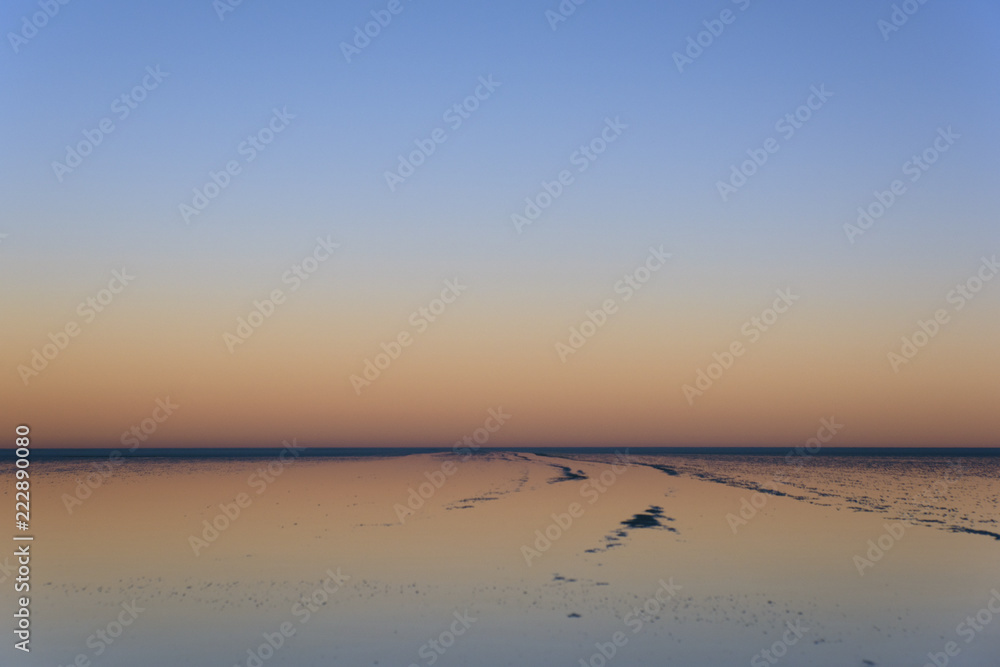 Sunrise at Salar de Uyuni