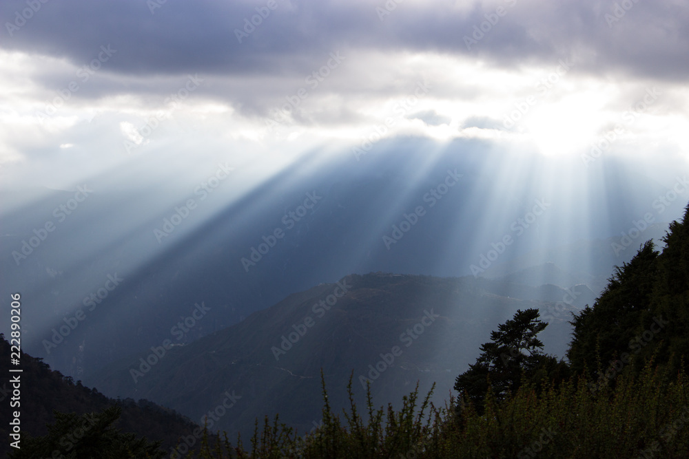 Mountain Sun-rays