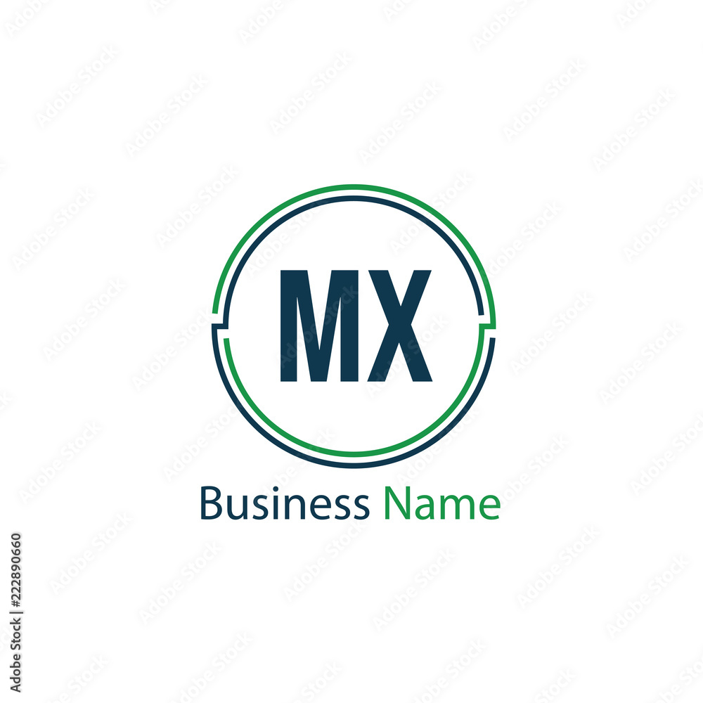 Initial Letter MX Logo Template Design Initial Letter MX Logo Template Design