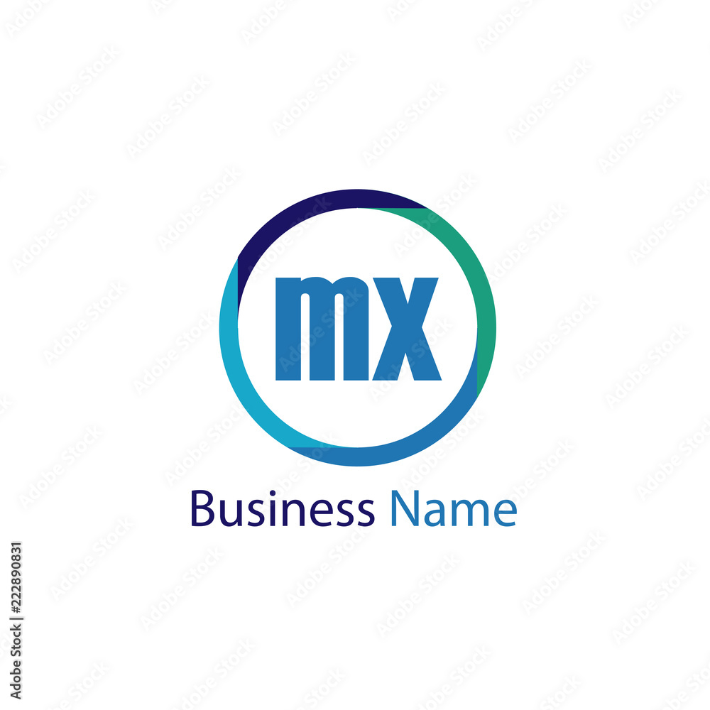 Initial Letter MX Logo Template Design Initial Letter MX Logo Template Design