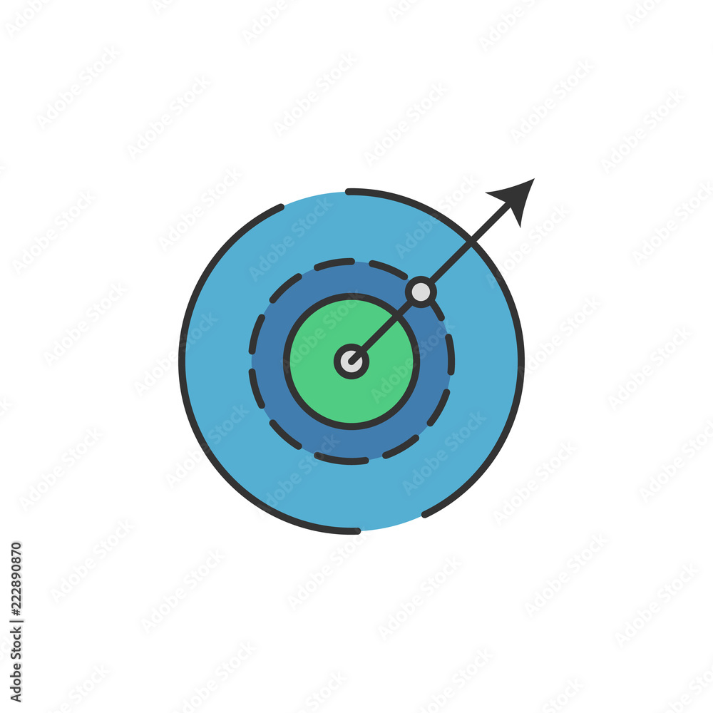 Drone direction navigation colored icon. Element of Virtual reality icon for mobile concept and web apps. Color Drone direction navigation icon can be used for web and mobile Drone direction navigation colored icon. Element of Virtual reality icon for mobile concept and web apps. Color Drone direction navigation icon can be used for web and mobile