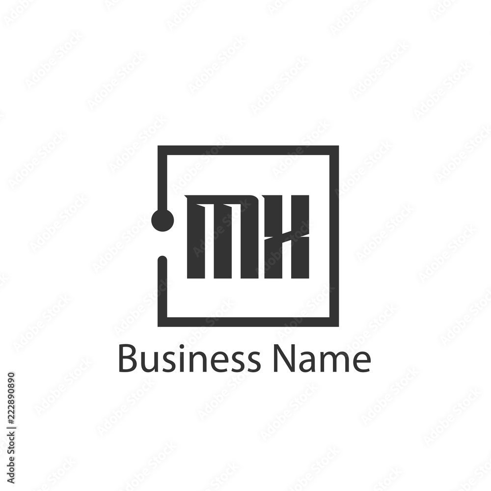 Initial Letter MX Logo Template Design Initial Letter MX Logo Template Design