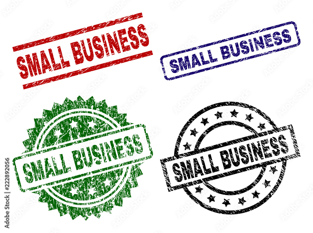SMALL BUSINESS seal prints with distress style. Black, green,red,blue vector rubber prints of SMALL BUSINESS label with dust surface. Rubber seals with round, rectangle, rosette shapes. SMALL BUSINESS seal prints with distress style. Black, green,red,blue vector rubber prints of SMALL BUSINESS label with dust surface. Rubber seals with round, rectangle, rosette shapes.