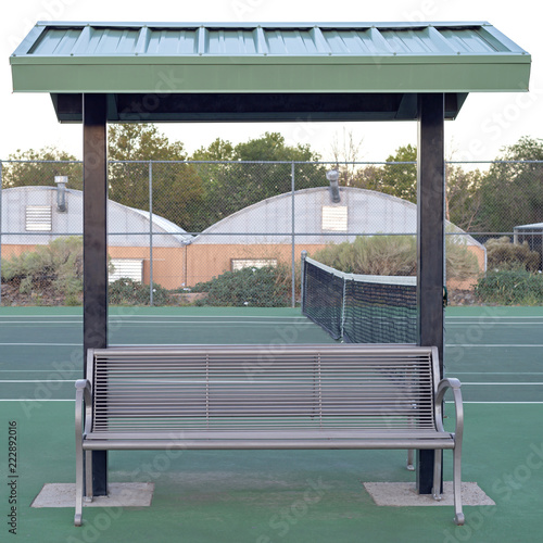 Tennis Court Bench