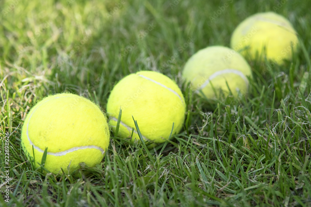Fototapeta premium tennis balls