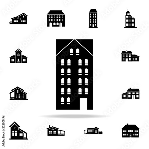 skyscraper  icon. house icons universal set for web and mobile