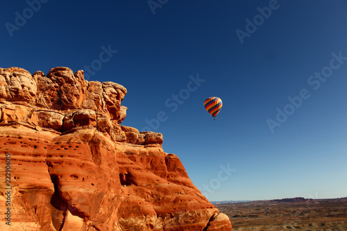 Hot Air Balloon in the desert