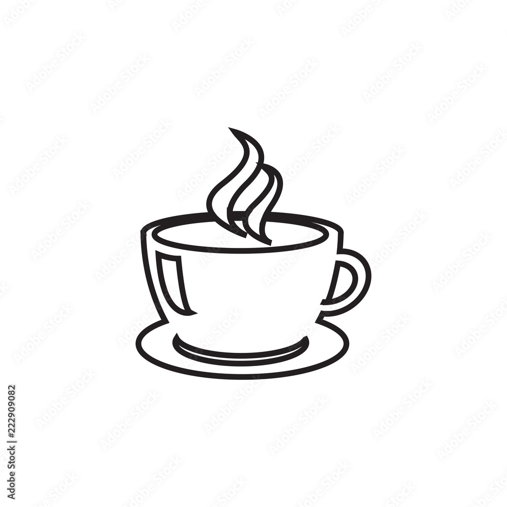 A cup of coffee with steam. Hand drawn sketch on chalkboard background. Vector illustration. isolated. A cup of coffee with steam. Hand drawn sketch on chalkboard background. Vector illustration. isolated.