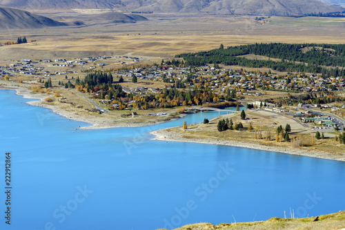 Bild auf Leinwand Lake Tekapo, New Zealand.