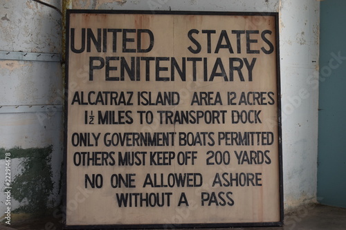 Letrero de Alcatraz