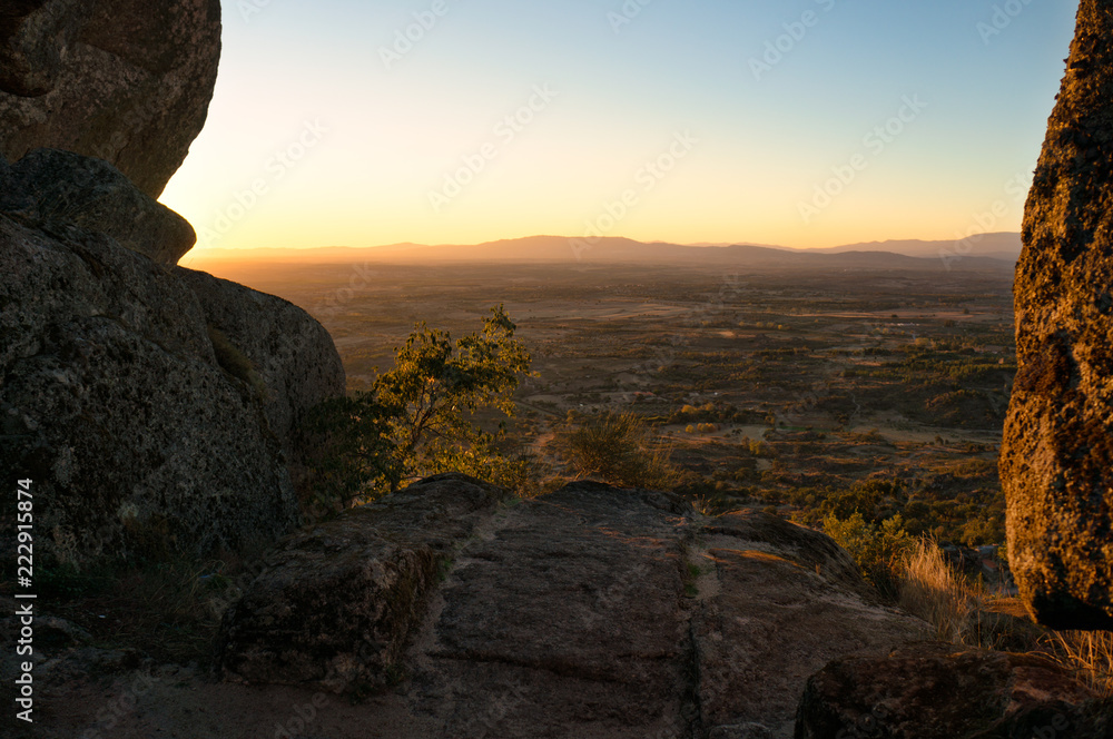 View over the landscape as seen from Monsanto, Portugal