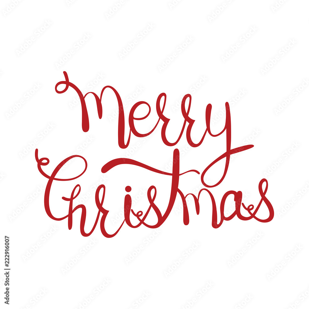 Merry christmas. Calligraphy Lettering design card template. Creative typography. Vector illustration Merry christmas. Calligraphy Lettering design card template. Creative typography. Vector illustration