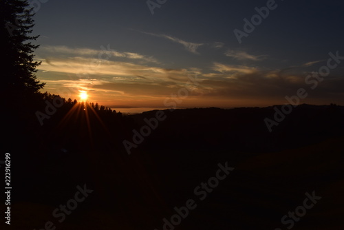 Sonnenuntergang auf Bodensee photo