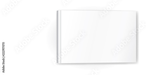 blank book cover vector with gradient from illustrator