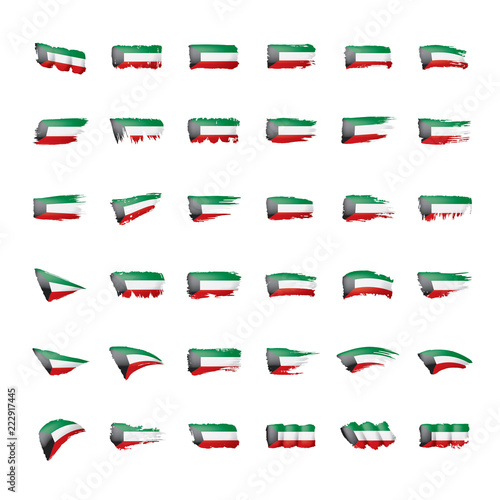 Free Download Kuwait flag, vector illustration on a white background. - GFXLoad