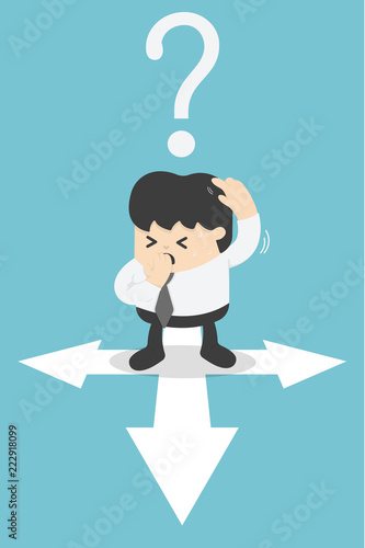 Business confused and difficult to decide for their own path.