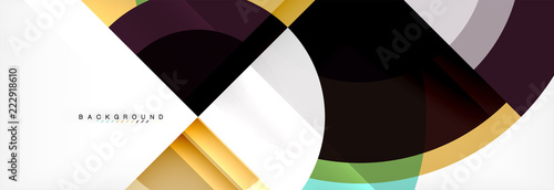 Vector circular abstract background