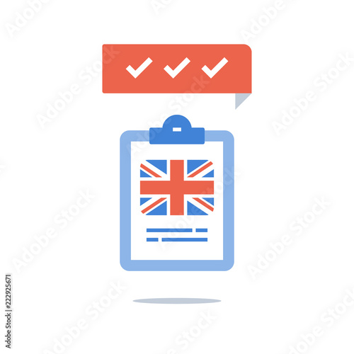 British English language, education program, fast training course, pass exam, test preparation, linguistic class