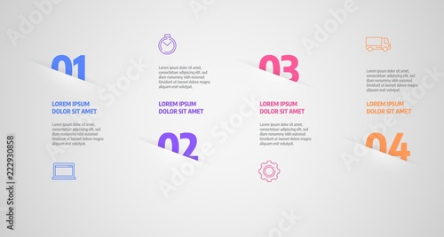 Business concept with steps or processes. Infographics design vector and marketing icons can be used for workflow layout, diagram, annual report, web design.