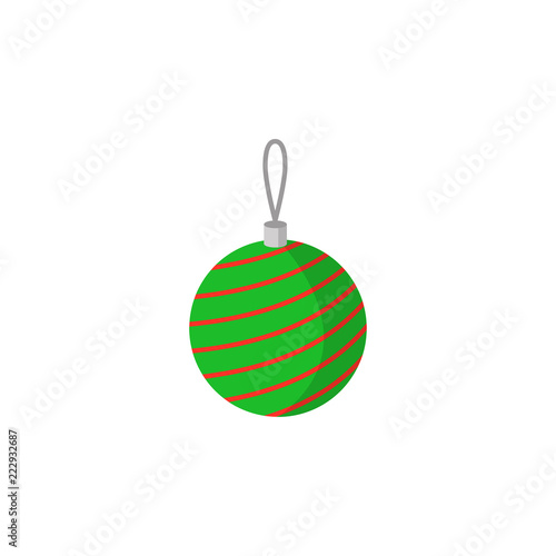 Christmas tree toy icon. Element of colored Christmas holiday icon for mobile concept and web apps. Thin line Christmas tree toy icon can be used for web and mobile