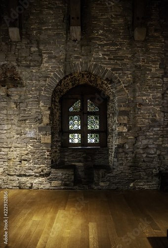 Interior of an old historic building