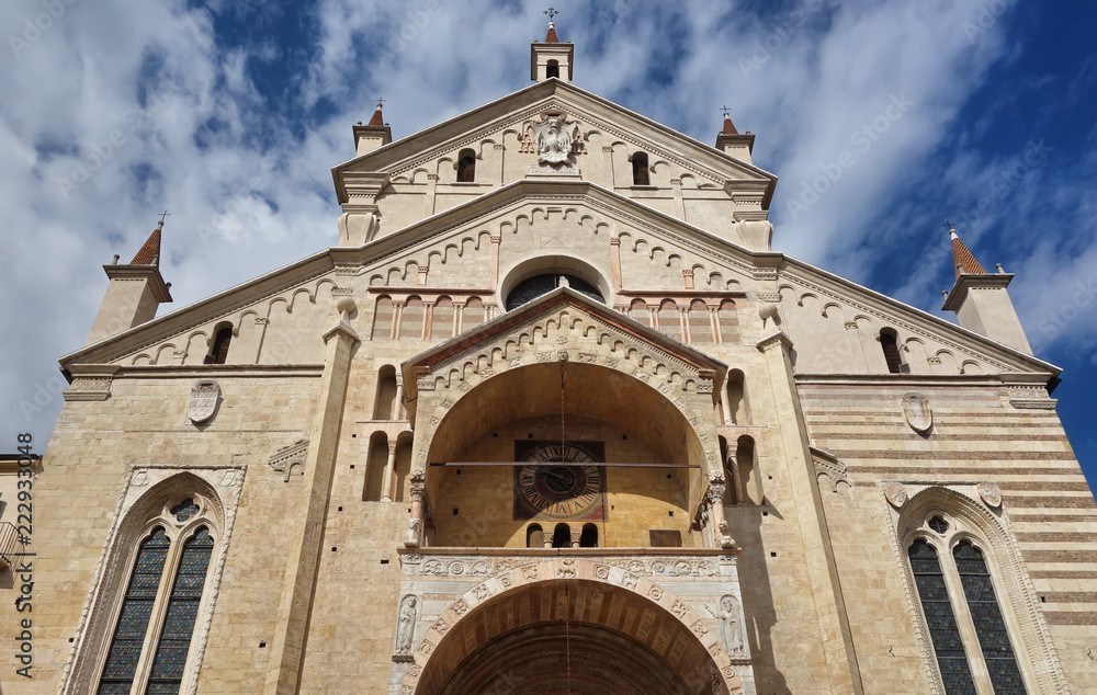 Duomo Facade in Verona