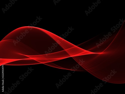 Abstract Soft Color Red Wave Background 