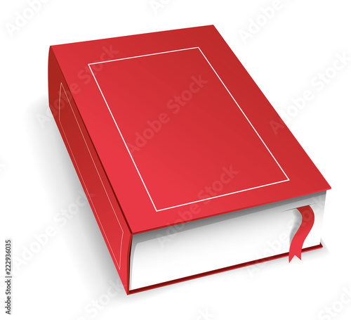 livre vierge rouge fermé
