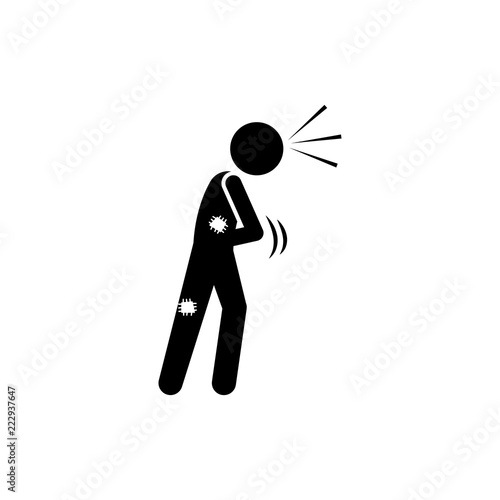 hungry and poor icon. Element of poor man illustration. Premium quality graphic design icon. Signs and symbols collection icon for websites, web design, mobile app