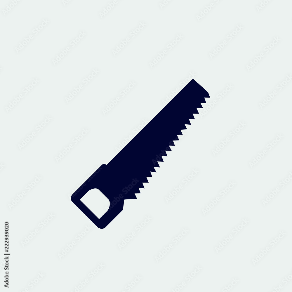 saw icon, vector illustration saw icon, vector illustration