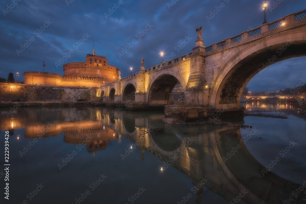 Castel Sant'Angelo - Blue Hour in Rome