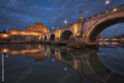 Castel Sant'Angelo - Blue Hour in Rome