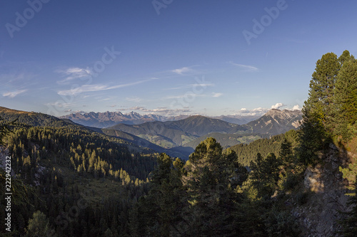 Alpenpanorama an den Geisler Spitzen