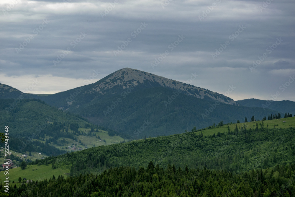 landscape with mountains and clouds landscape with mountains and clouds