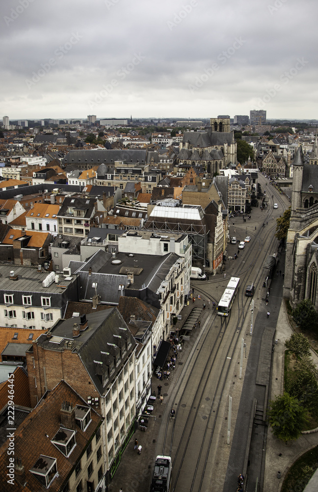 View of Ghent from the height