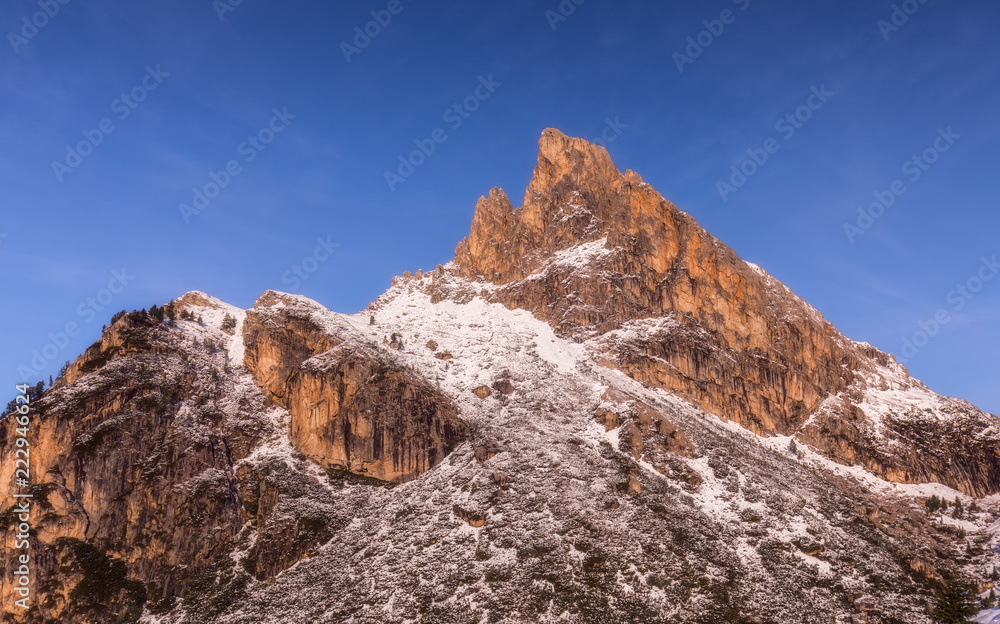 Winter in the Dolomites, Northern Italy Winter in the Dolomites, Northern Italy