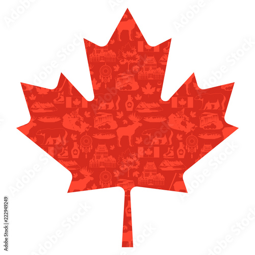 Canada background design.
