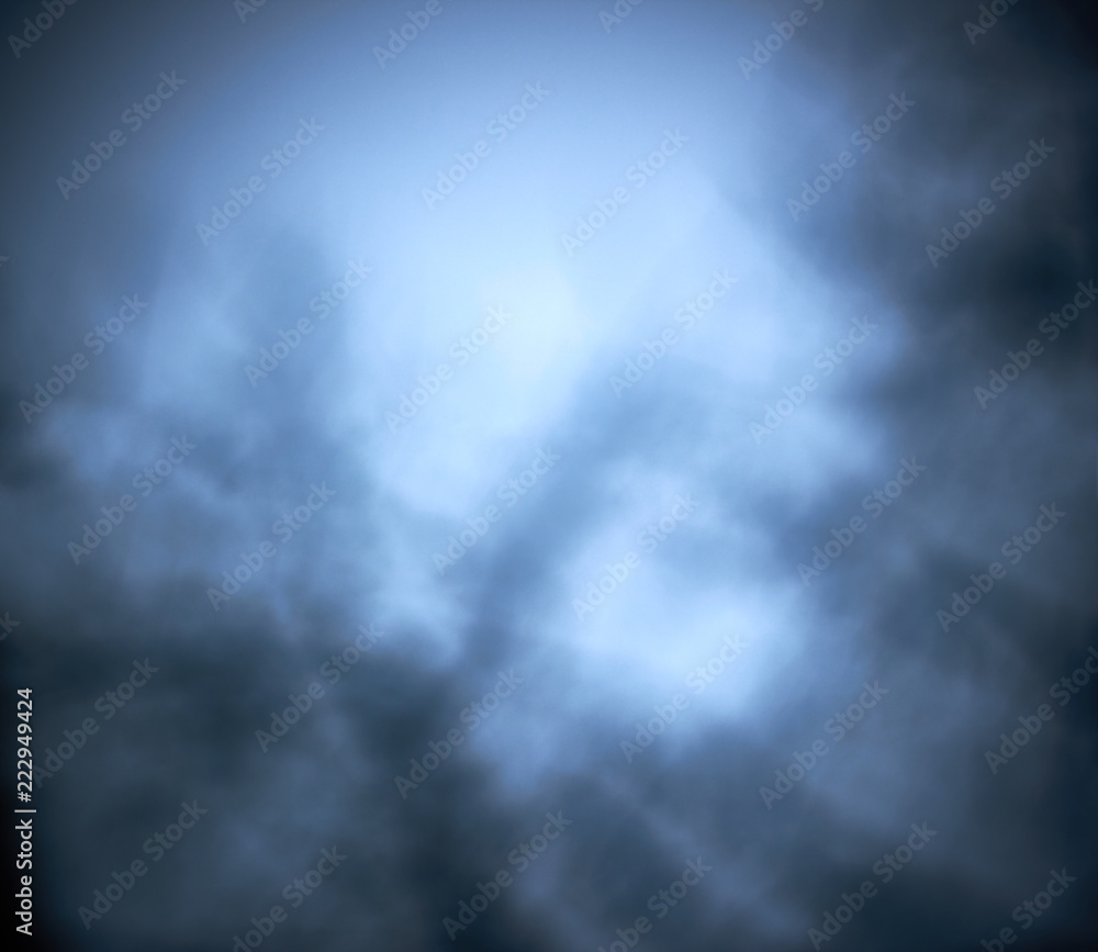Abstract background reminds moody weather or dream with light at the end of the tunnel
