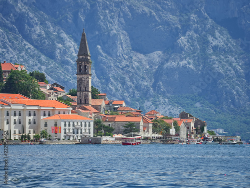 Old city of Perast and Bay of Kotor, Montenegro
