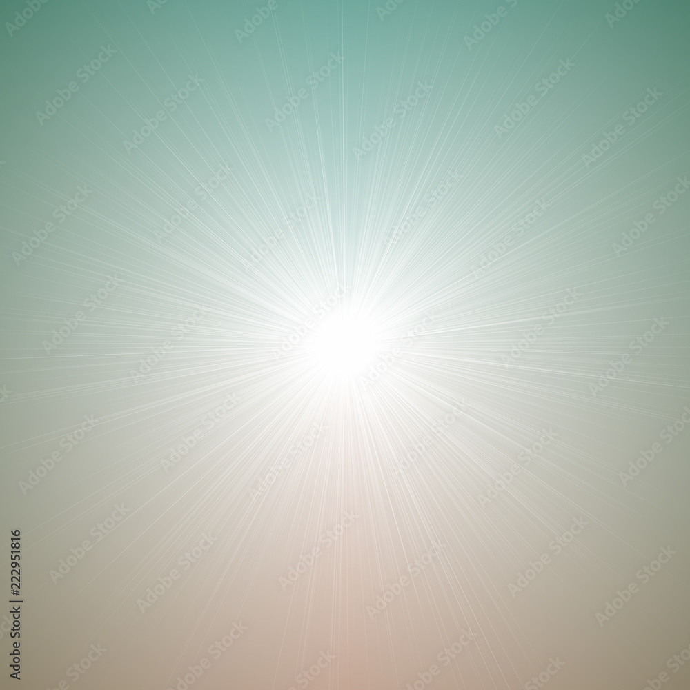 Abstract dynamic blurred ray background - gradient graphic design