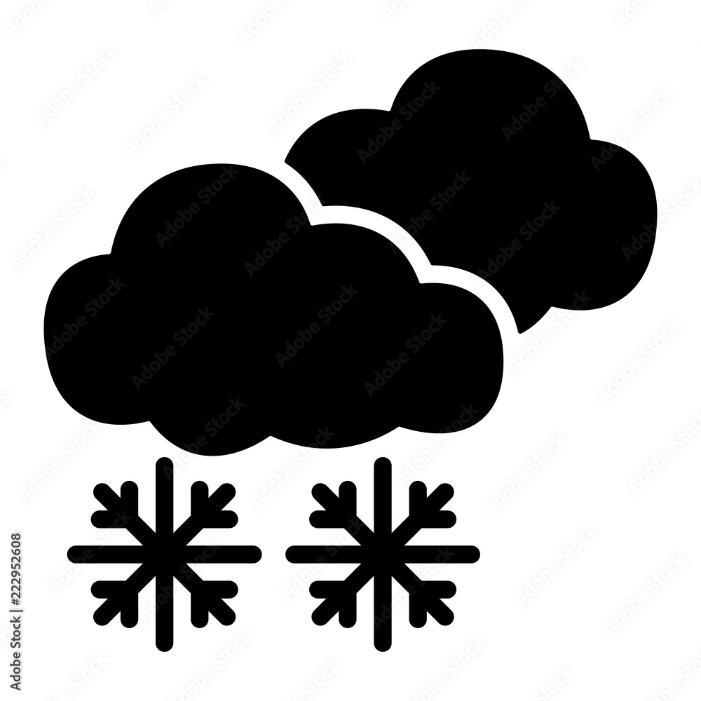 Wetter Icon - Schneefall