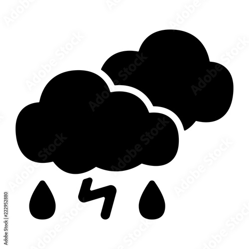 Wetter Icon - Gewitter