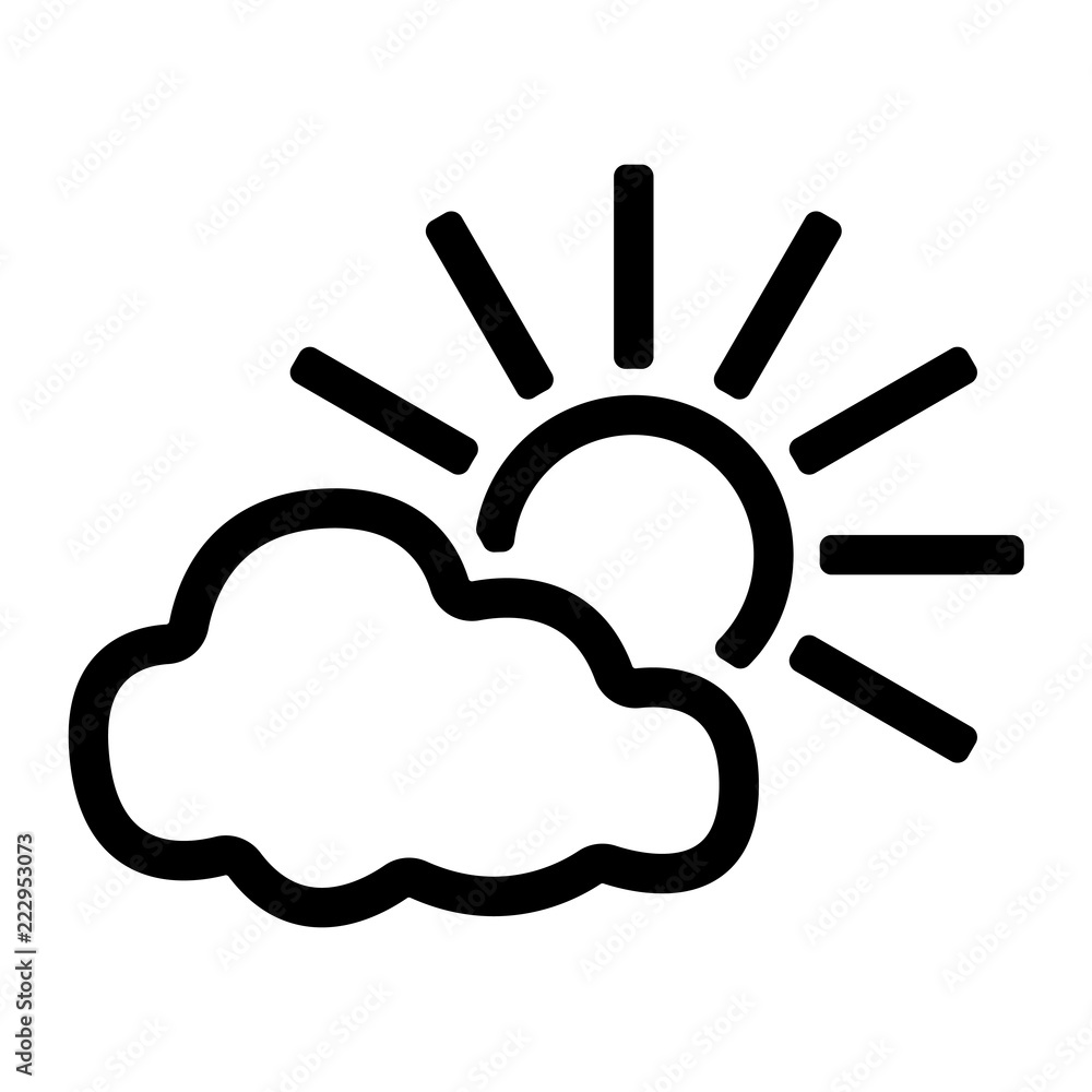 Wetter Icon - Heiter Wetter Icon - Heiter