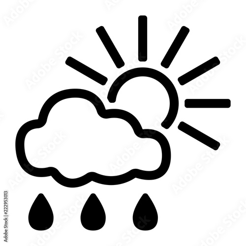 Wetter Icon - Regen