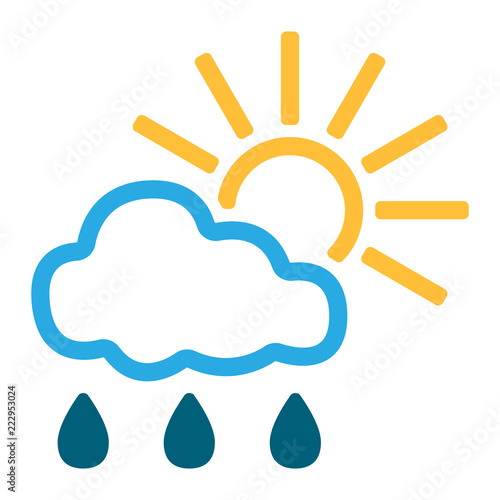 Wetter Icon - Regen
