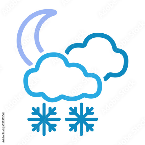 Wetter Icon - Schneefall