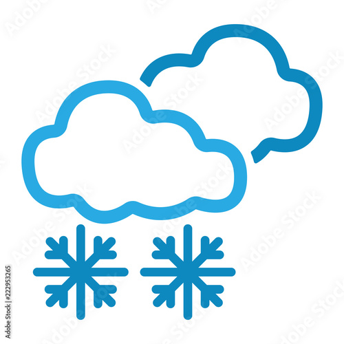 Wetter Icon - Schneefall